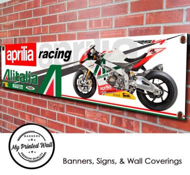 Aprilia Racing Alitalia RSV4 PVC Banner