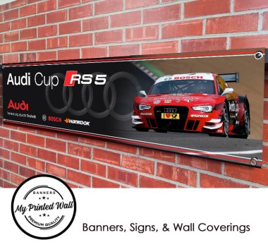 Audi Cup RS5 Car Garage PVC Banner