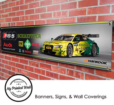 Audi RS5 Schaeffler DTM Garage PVC Banner