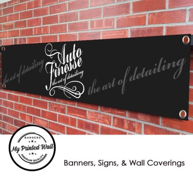 Auto Finesse Logo Garage / Workshop PVC Banner