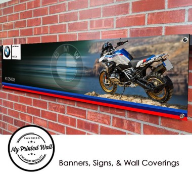 BMW R1250 GS Garage PVC Banner
