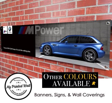 BMW Z3 M Coupe Garage PVC Banner
