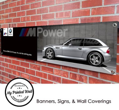 BMW Z3 M Coupe Garage PVC Banner