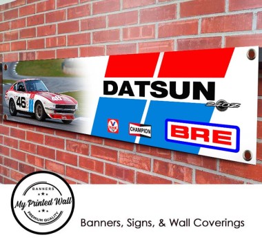 Datsun BRE 240Z Garage PVC Banner