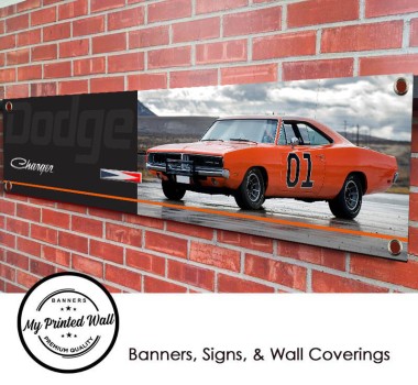 Dodge Charger PVC Banner