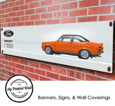 Ford Escort Mk2 Mexico PVC Banner