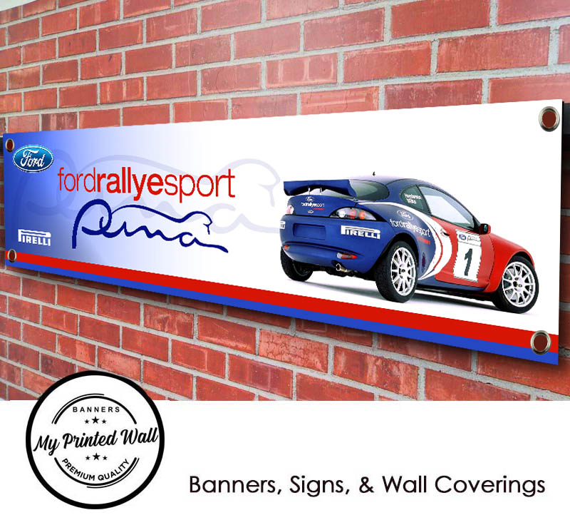 Ford Racing Puma Rally E Sport PVC Banner