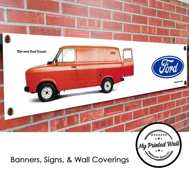 Ford Transit Garage PVC Banner