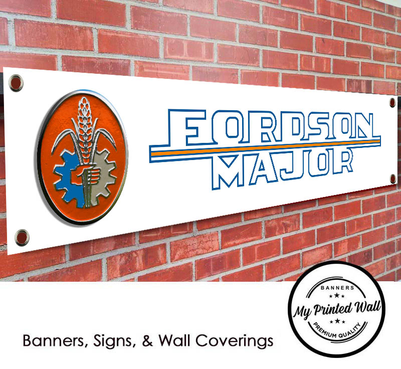 Fordson Major Logo PVC Banner for Garage, Workshop etc Fordson Major Logo PVC Banner for Garage, Workshop etc