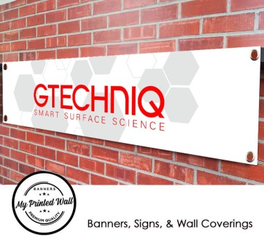 G Techniq Logo Garage / Workshop PVC Banner