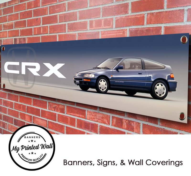 Honda CRX PVC Banner