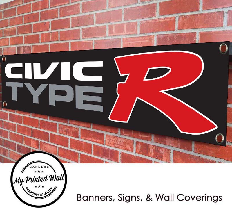 Honda Civic Type-R PVC Banner Honda Civic Type-R PVC Banner