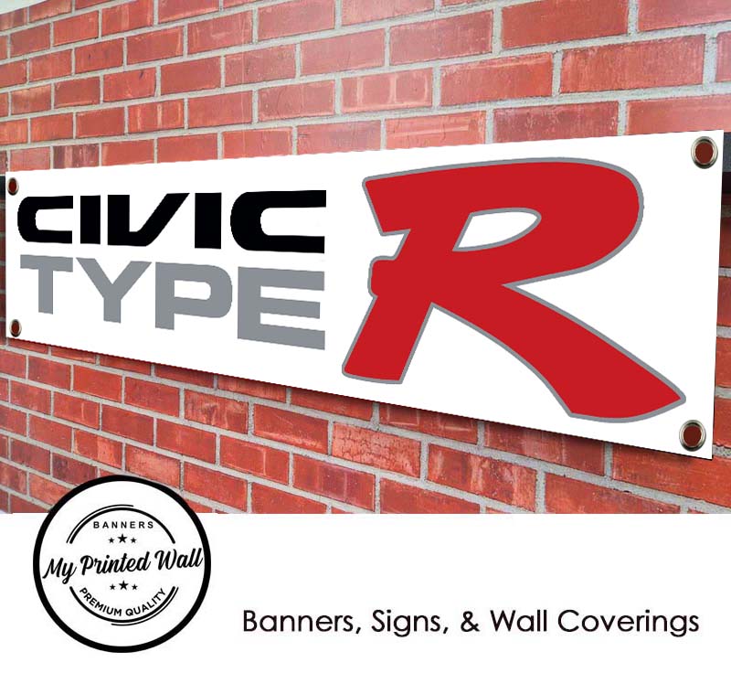 Honda Civic Type-R PVC Banner Honda Civic Type-R PVC Banner