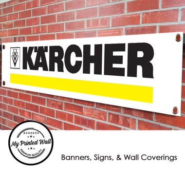 Karcher Logo Garage / Workshop PVC Banner