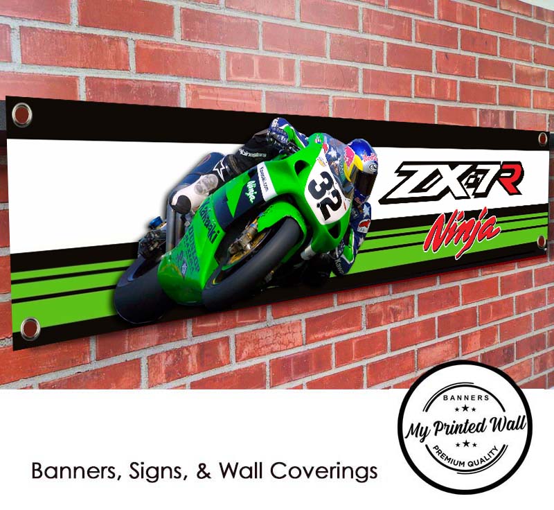 Kawasaki ZX-7R Ninja PVC Banner