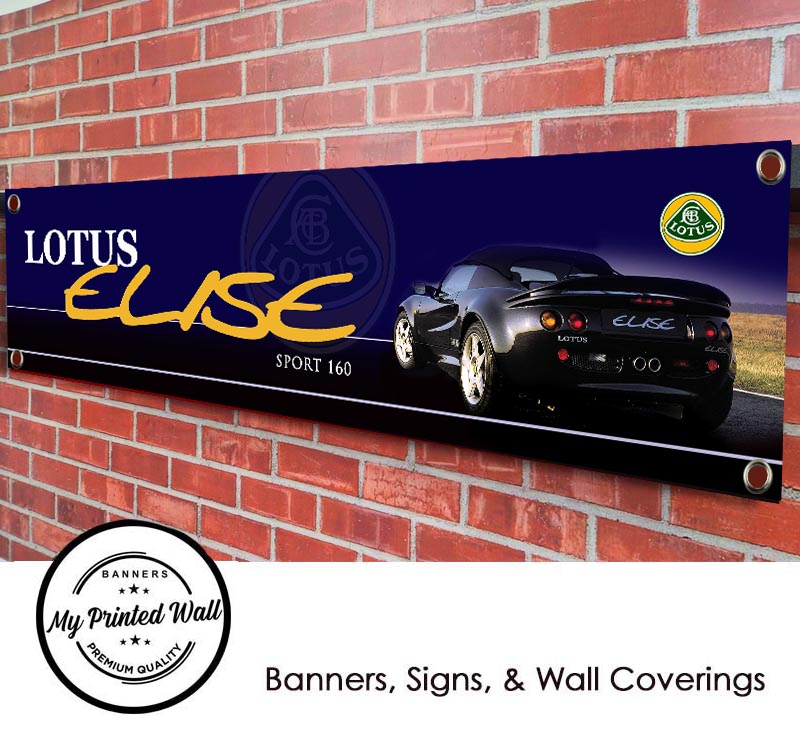 Lotus Elise Sport 160 PVC Banner