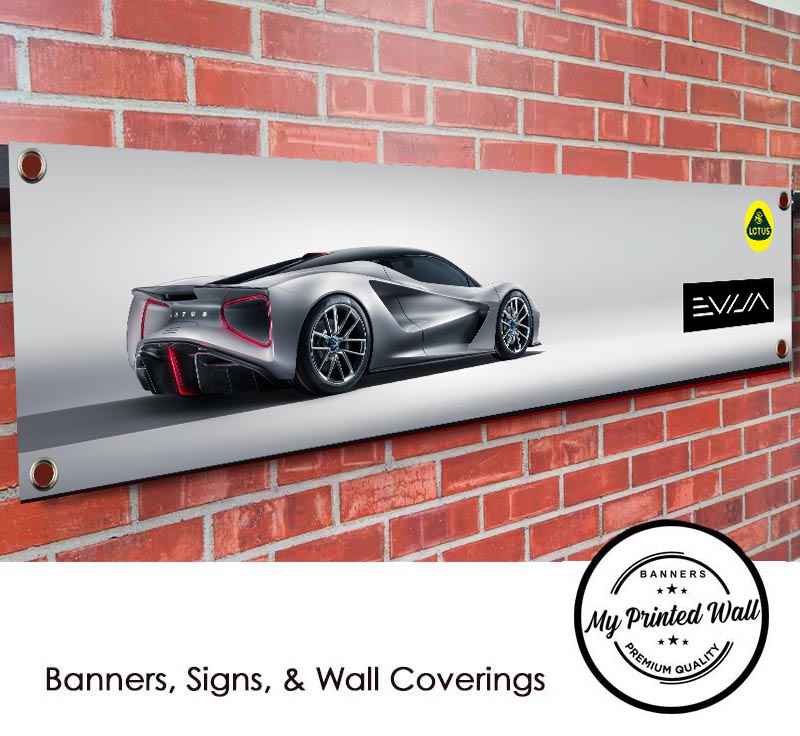 Lotus Evija PVC Banner