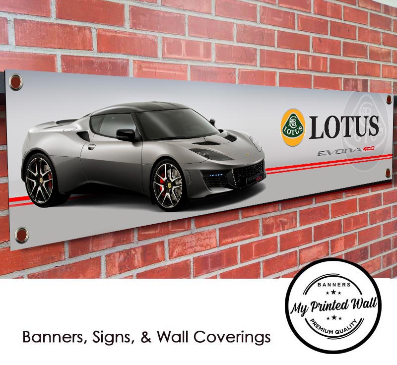 Lotus Evora 400 PVC Banner