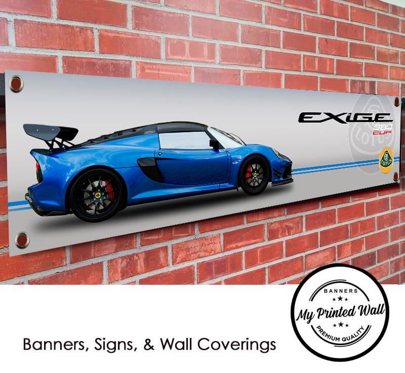 Lotus Exige 380 Cup PVC Banner Lotus Exige 380 Cup PVC Banner