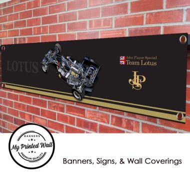 Lotus t95 John Player Special f1 Team PVC Banner