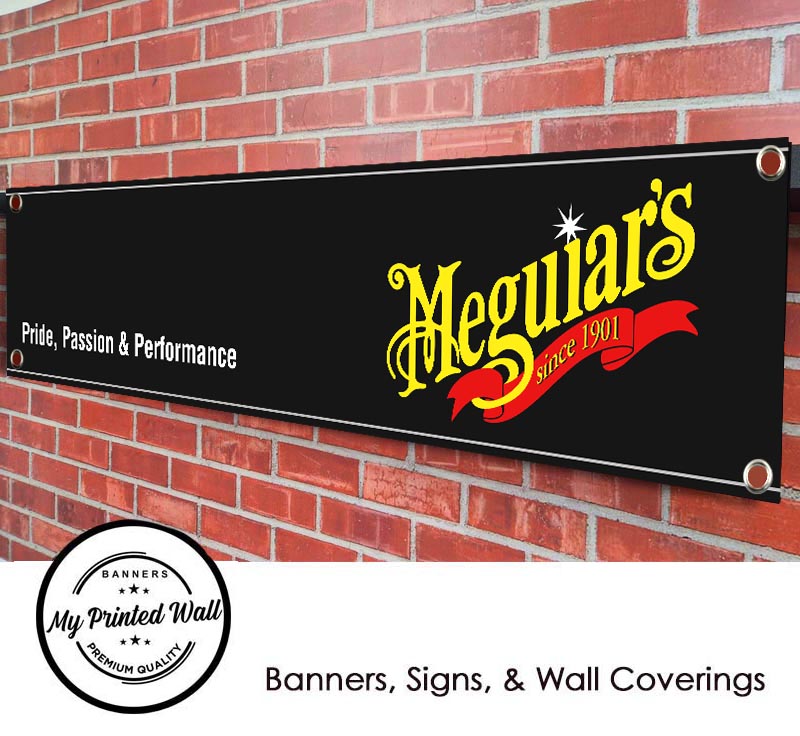 Meguiars Logo Garage / Workshop PVC Banner