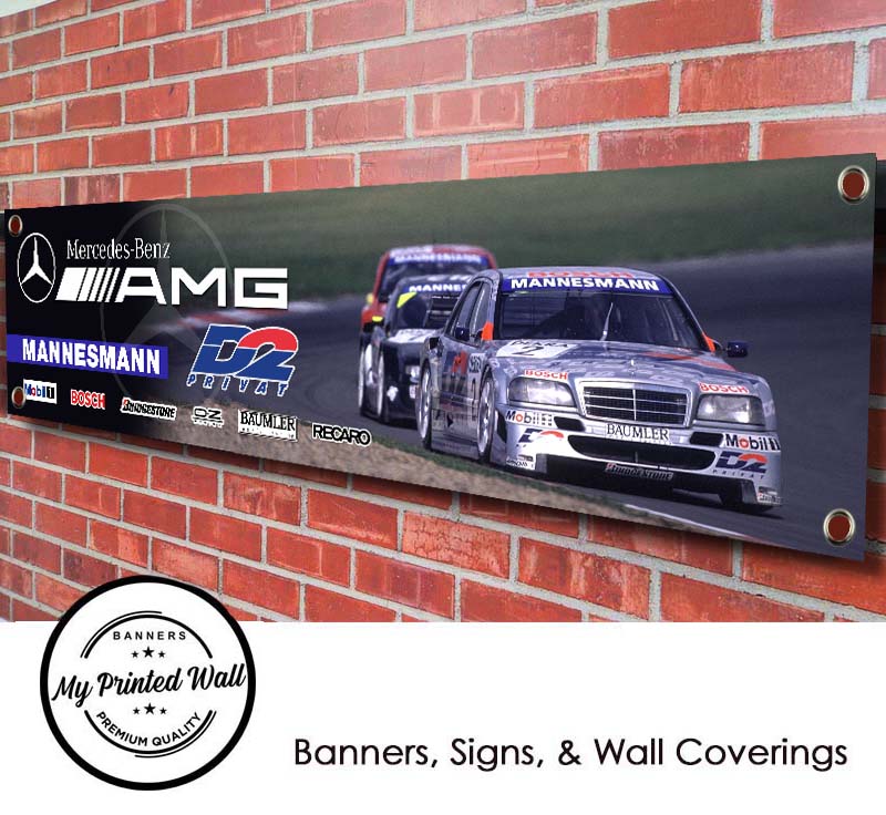 Mercedes-Benz C-Class DTM Touring Car PVC Banner