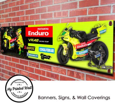 Pertamina VR46 2026 Moto GP Team PVC Banner 