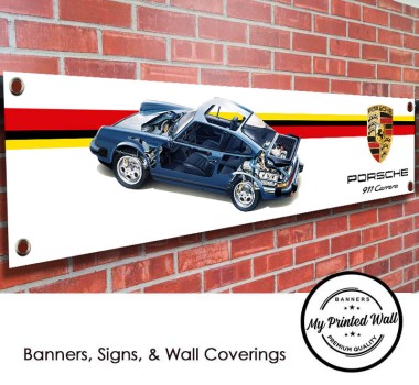 Porsche 911 Carrera PVC Banner