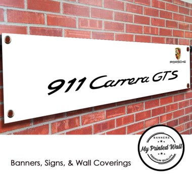 Porsche 911 Carrera GTS PVC Banner