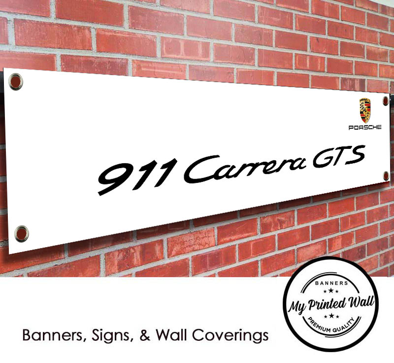 Porsche 911 Carrera GTS PVC Banner