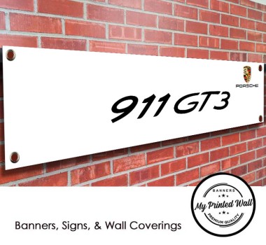 Porsche 911 GT3 PVC Banner