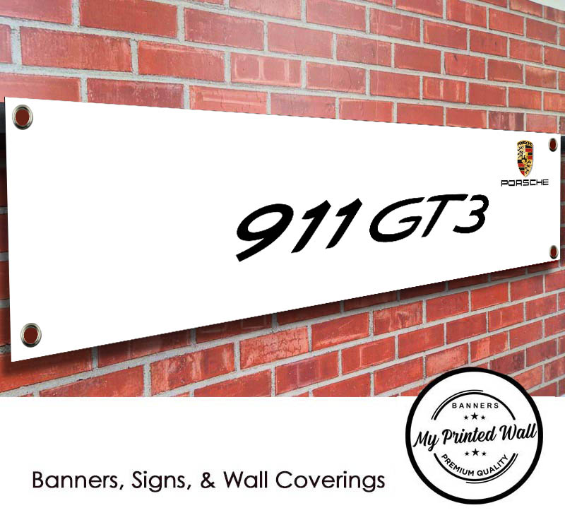 Porsche 911 GT3 PVC Banner