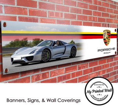 Porsche 918 Spyder PVC Banner