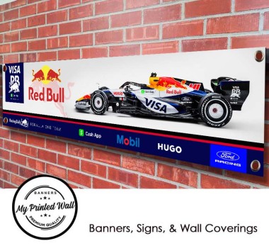 Racing Bulls 2026 F1 Team Garage PVC Banner