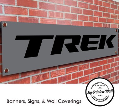 Trek Bikes Logo Garage / Workshop PVC Banner