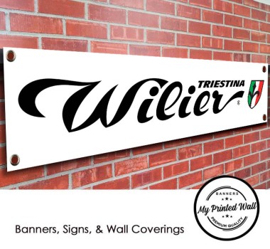 Triestina Wilier Bikes Logo PVC Banner