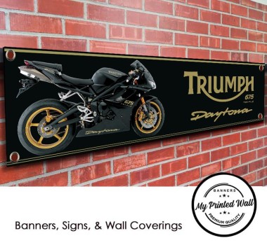 Triumph 675 Triple Daytona PVC Banner