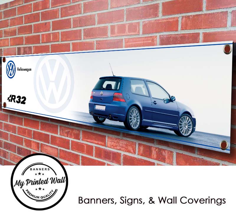Volkswagen Golf R32 Mk4 PVC Banner
