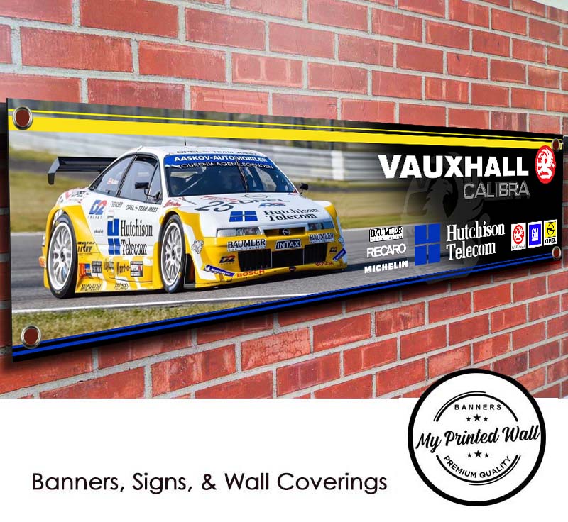 Vauxhall Calibra V6 DTM Touring Car PVC Banner