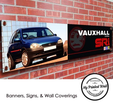 Opel / Vauxhall Corsa SRi PVC Banner