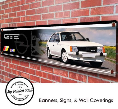 Vauxhall / Opel Astra Mk1GTE PVC Banner