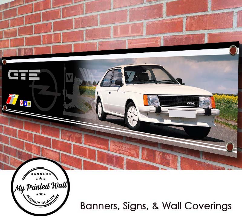 Vauxhall / Opel Astra Mk1GTE PVC Banner