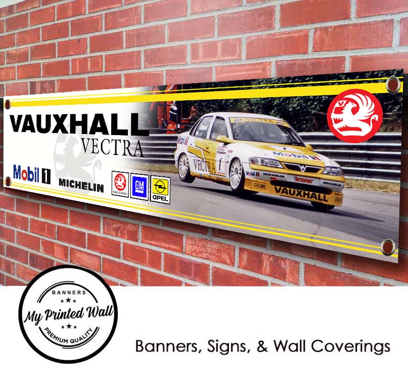 Vauxhall Vectra British Touring Car PVC Banner