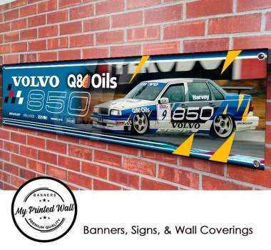 Volvo 850 Salloon Tim Harvey Touring Car Team Banner