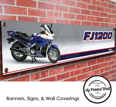 Yamaha FJ 1200 Motorcycle PVC Banner 