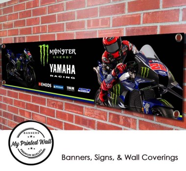 Yamaha Monster Energy Moto GP 2026 PVC Banner