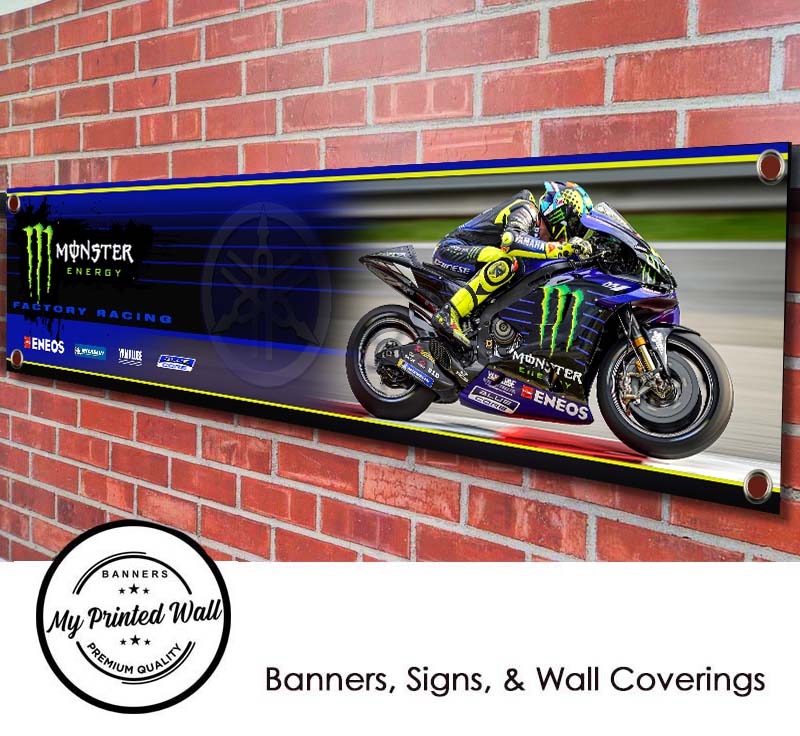 Yamaha Monster Energy Moto GP PVC Banner